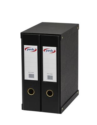 Map met hendelboog Pardo 924201 A4 Zwart 2 Stuks