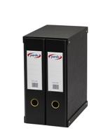 Map met hendelboog Pardo 924201 A4 Zwart 2 Stuks - thumbnail