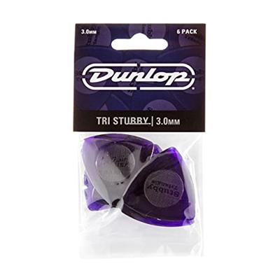 Dunlop Tri Stubby 3.0mm 6-pack plectrumset