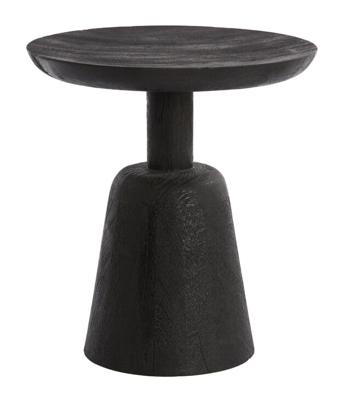 Light & Living - Bijzettafel PAXI - Ø40x47cm - Zwart