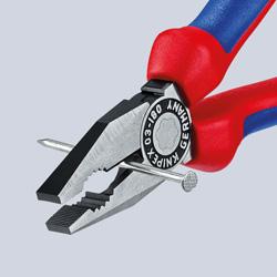 Knipex Kombitang | Meer-componentengrepen | Zwart geatramenteerd | Lengte 180 mm | Zelfbedieningskaart/blister - 03 02 180 SB