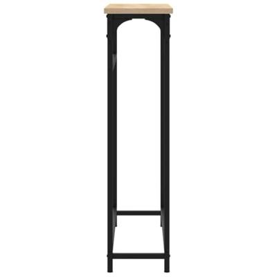 Wandtafel 75x19,5x75 cm bewerkt hout sonoma eikenkleurig