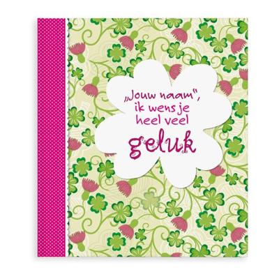 Boek met naam en foto - Ik wens je heel veel geluk - Hardcover Boek met naam en foto - Ik wens je heel veel geluk - Hardcover