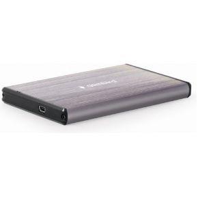 Externe HDD behuizing 2.5' SATA USB3.0 Licht-Grijs (brushed)