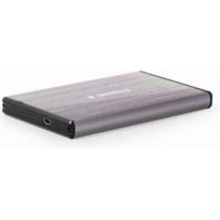 Externe HDD behuizing 2.5' SATA USB3.0 Licht-Grijs (brushed) - thumbnail