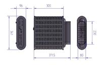 Plasmamade luchtfilter GUC1314 (plintuitvoering) - 1000 m3/h - thumbnail
