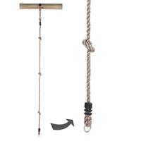 SwingKing klimtouw met 2 ringen, 190cm - thumbnail