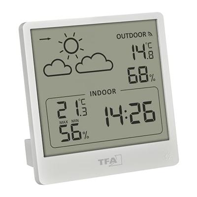 TFA Dostmann Funk-Wetterstation CLEO 35.1176.02 Draadloos weerstation Verwachting voor 12 tot 24 uur Aantal sensoren max.: 1 stuk(s)