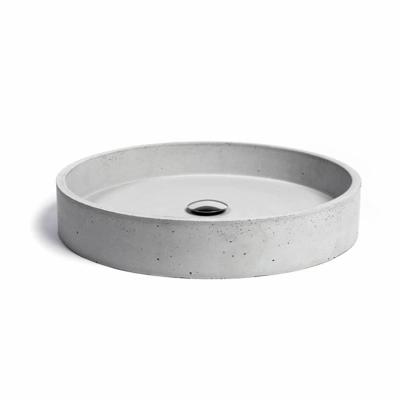 Opzet Wastafel Urbi et Orbi Circum Beton 48x10 cm Antraciet Opzet Wastafel Urbi et Orbi Circum Beton 48x10 cm Antraciet