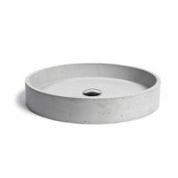 Opzet Wastafel Urbi et Orbi Circum Beton 48x10 cm Antraciet - thumbnail