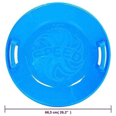 Slee rond 66,5 cm PP blauw
