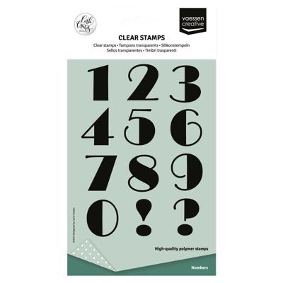 Vaessen Creative • clear stamps cijfers 12st.