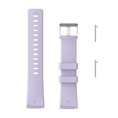 Fitbit Versa 1 / 2 & Lite rubberen sport bandje - licht paars Fitbit Versa 1 / 2 & Lite rubberen sport bandje - licht paars
