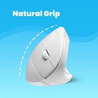 Perixx PERIMICE-713 N W Ergonomische muis Radiografisch Wit 6 Toetsen 1000 dpi, 1500 dpi, 2000 dpi - thumbnail