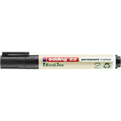 Edding edding 22 permanent marker EcoLine 4-22003 Permanent marker Blauw Watervast: Ja