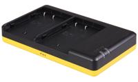 Duo oplader voor 2 camera accu's Panasonic DMW-BLF19 - thumbnail