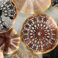 Wanddecoratie benoni van metaal - thumbnail