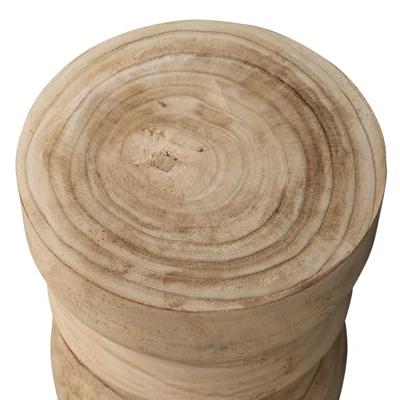 WOOOD Krukje 'Bikkel', kleur Naturel, Ø28cm