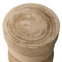 WOOOD Krukje 'Bikkel', kleur Naturel, Ø28cm - thumbnail