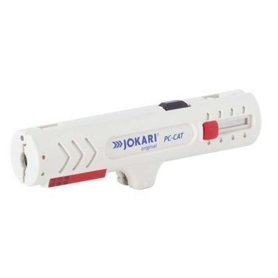 Jokari 30161 PC CAT Kabelstripper Geschikt voor: Ronde kabel, CAT5 kabel, CAT6 kabel, CAT7 kabel, Twisted Pair kabel 4.5 tot 10 mm 0.2 tot 0.8 mm²
