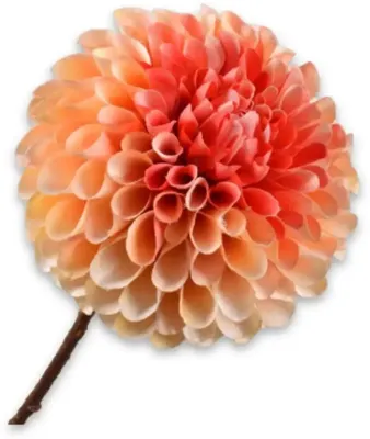 Silk-ka kunsttak dahlia 64cm oranje