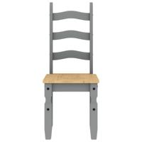 5-delige Eetset Panama massief grenenhout grijs - thumbnail