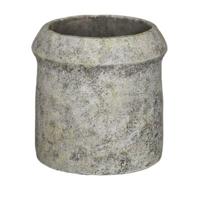 PTMD bloempot nimma l cement grijs 30 cm | 2 stuks - thumbnail