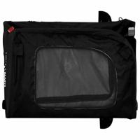 Fietskar voor huisdieren met opslag Zwart 124,5 x 63,5 x 53 cm - thumbnail