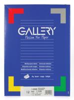 Gallery witte etiketten ft 105 x 48 mm (b x h), rechte hoeken, doos van 1.200 etiketten - thumbnail
