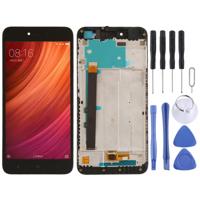 LCD-scherm en digitizer volledige montage met frame voor Xiaomi Redmi Note 5A (zwart) - thumbnail
