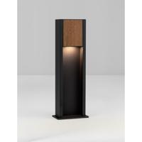 Lyora TuinlampKioo zwart met hout - 9136428 - thumbnail