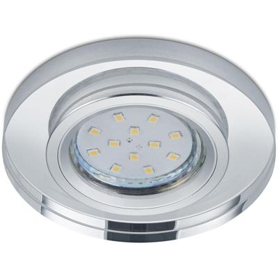 GU10 Inbouwspot Rond Chroom Aluminium Ø90mm