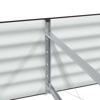 Verhoogde plantenbak Bruin 320 x 80 x 44 cm Staal - thumbnail