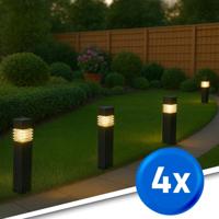 Solar priklamp condor met warm wit licht voordeelset van 4 - thumbnail