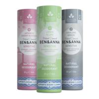 Ben & Anna Deodorant in papiertube - sensitive - lemon & lime - 60 gram - thumbnail