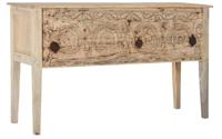 Wandtafel Home ESPRIT Teakboom Mangohout 150 x 40 x 75 cm - thumbnail