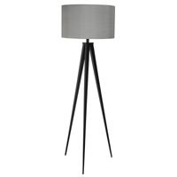 Zuiver Vloerlamp 'Tripod' 157cm, kleur Grijs - thumbnail