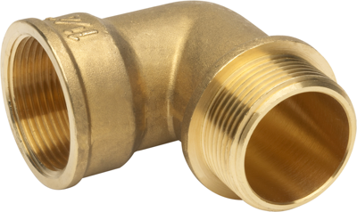 Meister Messing Hoekverbinding 5/4 Mv W - WU9922590