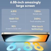 Smartphone Xiaomi 25028PC03G 6,88" Octa Core 4 GB RAM 128 GB Zwart - thumbnail