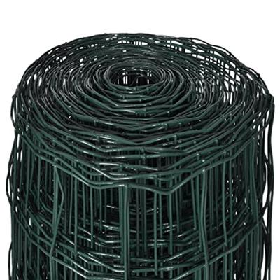 VidaXL Euro hek 10x1,2 m staal groen