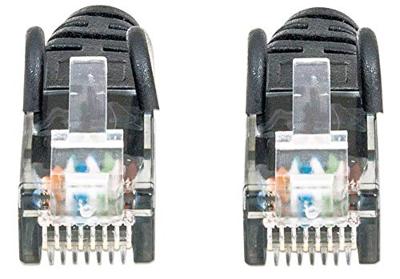 Intellinet 730419 RJ45 Netwerkkabel, patchkabel CAT 6 U/UTP 20.00 m Zwart 1 stuk(s)