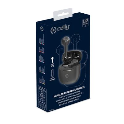 Celly BUZ2 Bluetooth-hoofdtelefoon met microfoon, zwart