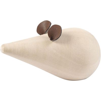 Creativ Company Muis, l: 10 cm, d 5,5 cm, 1 stuk