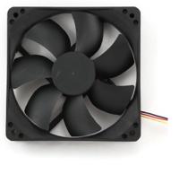 Ventilator voor PC behuizing, kogellager, 120mm x 120mm x 25mm - thumbnail
