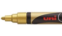 Uni-ball krijtmarker goud, ronde punt 1,8 - 2,5 mm - thumbnail