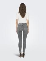 Only 15188520 Onlblush Mid Sk Ank Raw Jeans Skinny Fit Grey Denim 15188520 - thumbnail
