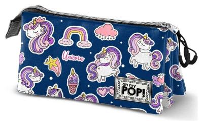 Oh My Pop! Triple Pencil case Magical Multicolour Oh My Pop! Triple Pencil case Magical Multicolour