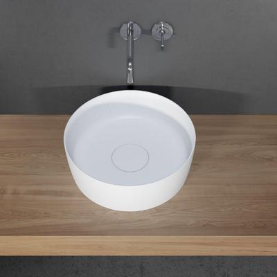 Waskom Riho Thin Opbouw Rond 41.8 cm Mat Wit Waskom Riho Thin Opbouw Rond 41.8 cm Mat Wit