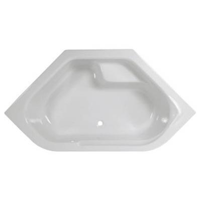 Wisa Anzio bad acryl zeshoekig 145x145x44,5cm wit 5050400615