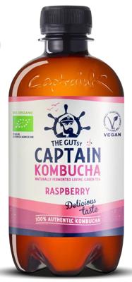 The GUTsy Captain Kombucha Raspberry The GUTsy Captain Kombucha Raspberry